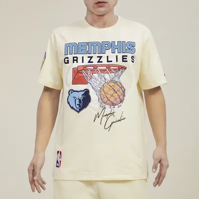 Pro Standard Grizzlies Cream  T-Shirt - Men's