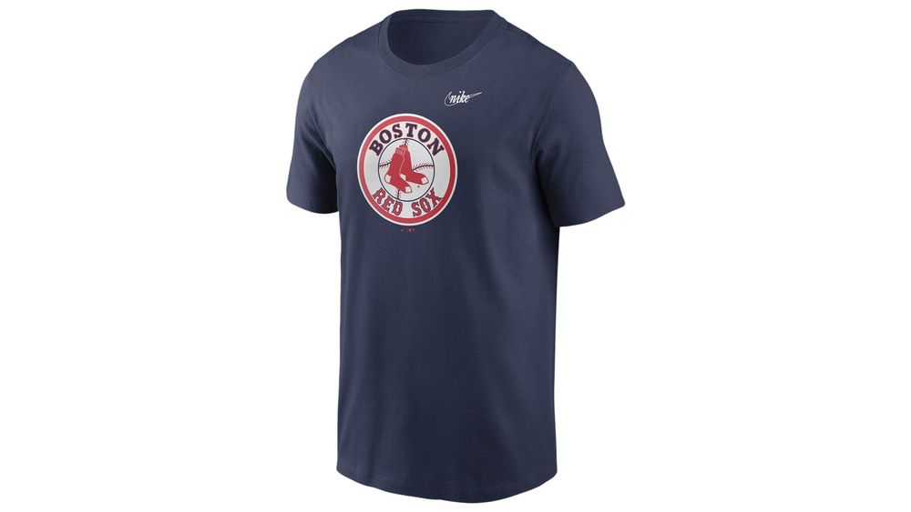Nike Red Sox Cooperstown Collection Logo T-Shirt - Men's