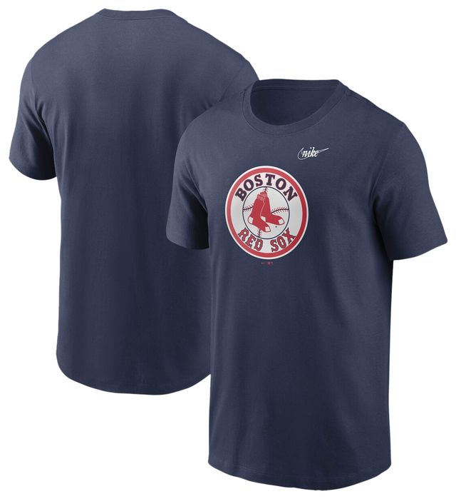 Men's Nike Purple Tampa Bay Rays Cooperstown Collection Logo T-Shirt