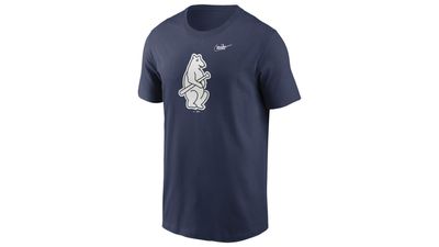 Nike Cubs Cooperstown Collection Logo T-Shirt - Men's
