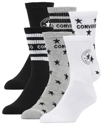 Converse Stripes & Stars CR 6 Pack Socks - Women's