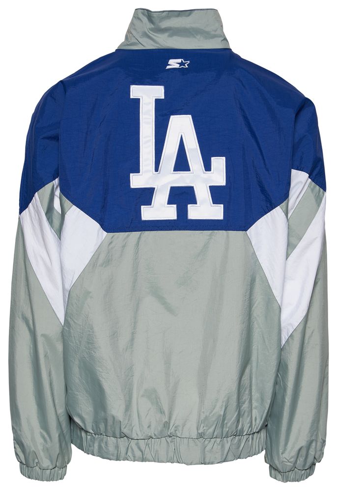 Los Angeles Dodgers Starter Force Play II Half-Zip Hooded Jacket - Royal