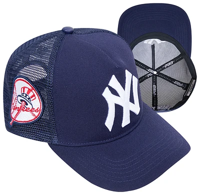 Pro Standard Pro Standard Yankees Classic Pinch Front Trucker - Adult Navy/Navy Size One Size