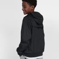 Nike Boys Windrunner Jacket - Boys' Grade School Black/White