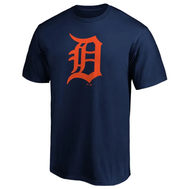 Detroit Tigers Youth Distressed Logo T-Shirt - Orange