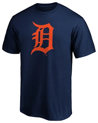 Fanatics Mens Fanatics Tigers Official Logo T-Shirt - Mens Navy Size M