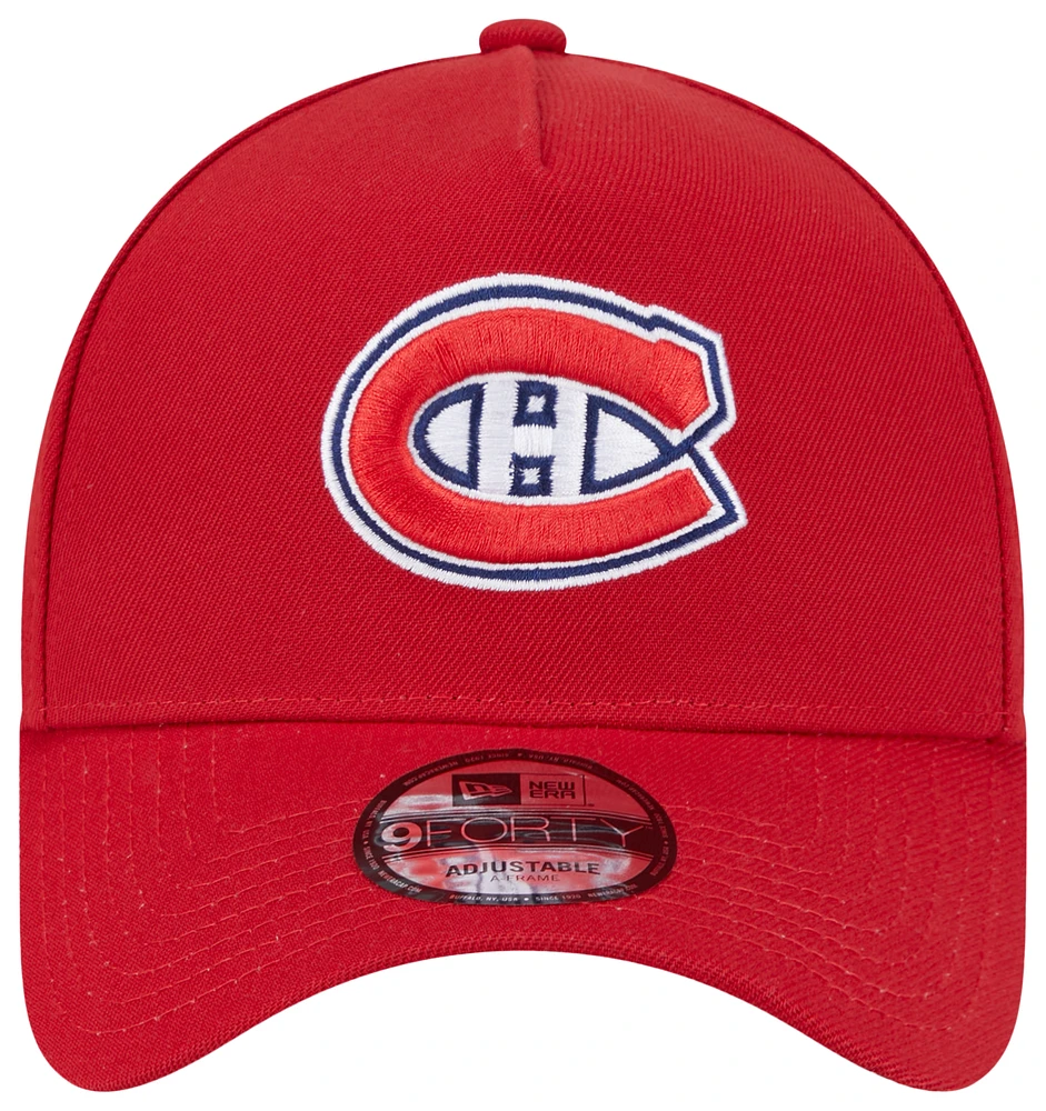 New Era Canadiens 9Forty A-Frame Primary Cap  - Adult