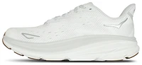 HOKA Womens Clifton 9 - Running Shoes White/Grey