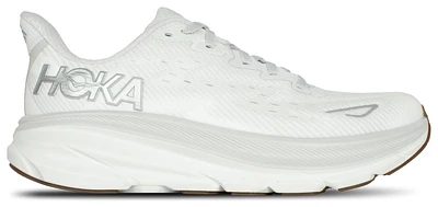 HOKA Womens Clifton 9 - Running Shoes White/Grey