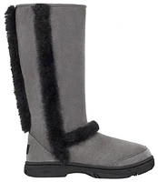 UGG Womens UGG Sunburst Tall - Womens Shoes Grey/Black Size 12.0