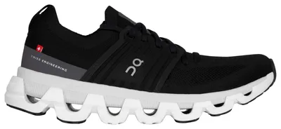 On Womens Cloud Swift 3 - Running Shoes Black/White