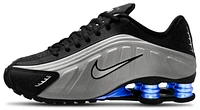 Nike Womens Shox R4 - Running Shoes Metallic Silver/Black/Racer Blue