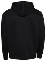 New Balance Mens Essentials Stacked Logo Hoodie - Black/Metallic Gold