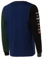 PUMA Mens PUMA Black Fives Long Sleeve T-Shirt - Mens Blue/Black Size S