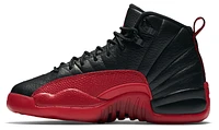 Jordan Boys Retro 12 - Boys' Grade School Basketball Shoes Black/Varsity Red