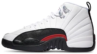 Jordan Boys AJ 12 Retro - Boys' Grade School Basketball Shoes Black/Gym Red/White