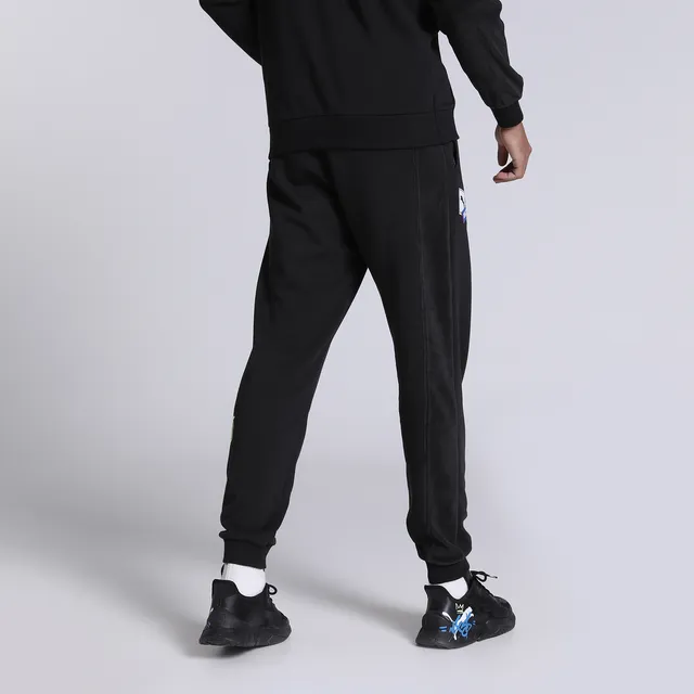 RSQ Premium Wash Black Jogger Sweatpants