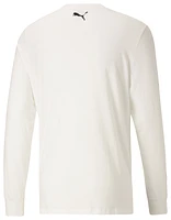 PUMA Mens PUMA One of One Long Sleeve T-Shirt - Mens White/White Size XXL