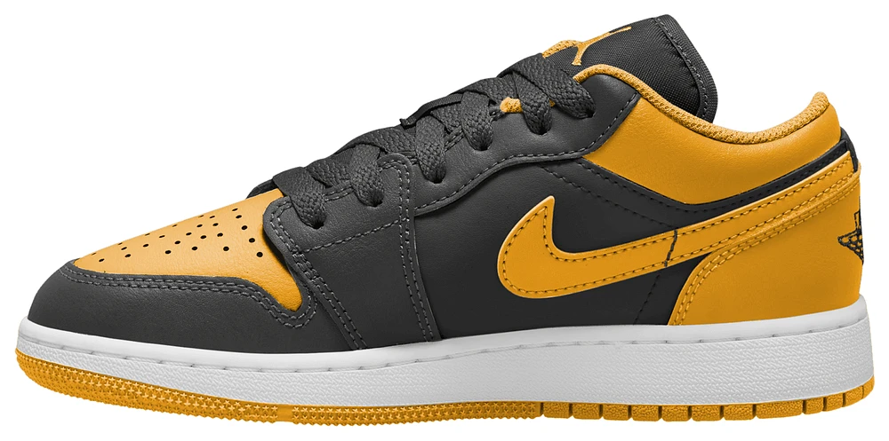 Jordan Boys Air 1 Low - Boys' Grade School Shoes Black/Yellow Ochre/White