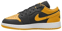 Jordan Boys Air 1 Low - Boys' Grade School Shoes Black/Yellow Ochre/White