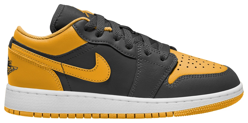 Jordan Boys Air 1 Low - Boys' Grade School Shoes Black/Yellow Ochre/White