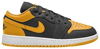 Jordan Boys Air 1 Low - Boys' Grade School Shoes Black/Yellow Ochre/White