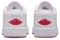 Jordan Girls AJ 1 Low - Girls' Grade School Basketball Shoes Pink Foam/White/Red