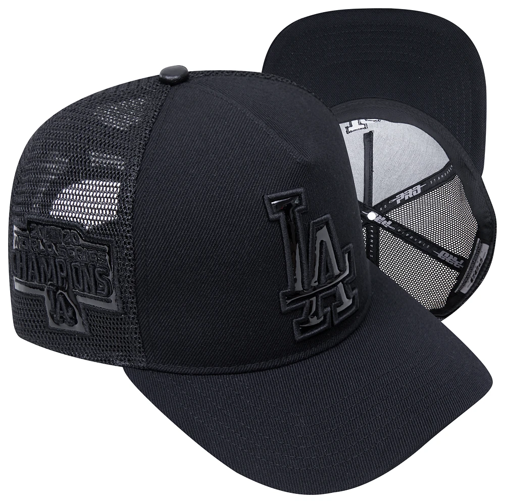 Pro Standard Mens Pro Standard Dodgers Classic Pinch Front Trucker