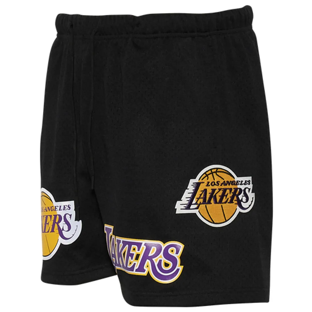 lakers mesh shorts