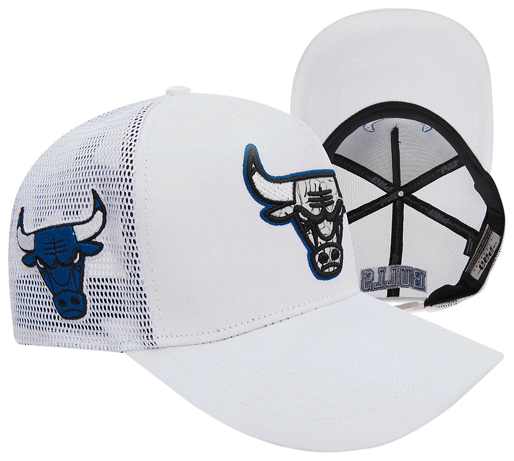 Pro Standard Pro Standard Bulls Cement Trucker - Adult White/Blue/Gray Size One Size