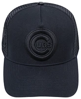 Pro Standard Mens Pro Standard Cubs Classic Pinch Front Trucker - Mens Black/Black Size One Size