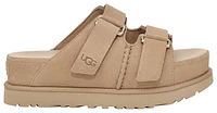 UGG Womens UGG Goldenstar Hi Slides - Womens Shoes Beige/Beige Size 10.0