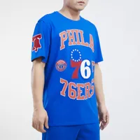 Pro Standard Mens Pro Standard 76ers Graphic SJ T-Shirt - Mens Royal Blue/Royal Blue Size L