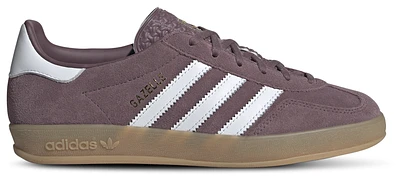 adidas Originals Womens Gazelle Indoor - Tennis Shoes Gum/Brown/Shadow Fig