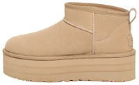 UGG Womens UGG Classic Ultra Mini Platform - Womens Shoes Beige/Beige Size 09.0