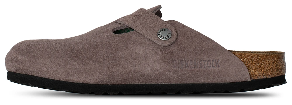 Birkenstock Boston Faded Suede Clogs  - Women's