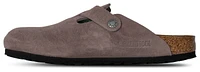 Birkenstock Boston Faded Suede Clogs  - Women's