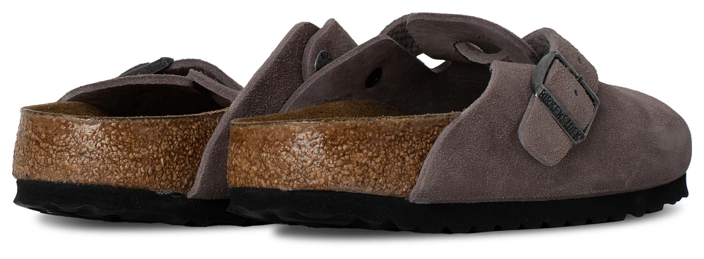 Birkenstock Boston Faded Suede Clogs  - Women's