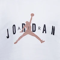 Jordan Boys Jordan Brand 5 T-Shirt - Boys' Preschool White/Gold Size 4