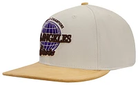 Pro Standard Mens Pro Standard Lakers SMU Strapback Cap - Mens Eggshell Size One Size