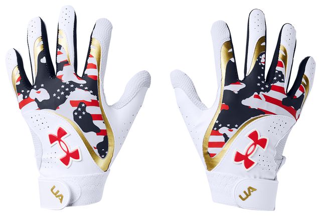 Under Armour Women's Radar Batting Gloves - Blue, MD