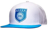 Pro Standard Mens Pro Standard Pistons Military Pinch Front Snapback Hat - Mens White/Blue Size One Size