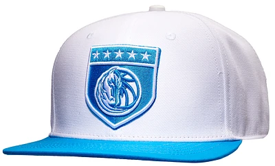 Pro Standard Mens Pro Standard Mavericks Military Pinch Front Snapback Hat - Mens Blue/White Size One Size