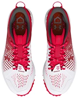 Under Armour Mens Under Armour Yard Turf - Mens Baseball Shoes Red/White/White Size 08.5