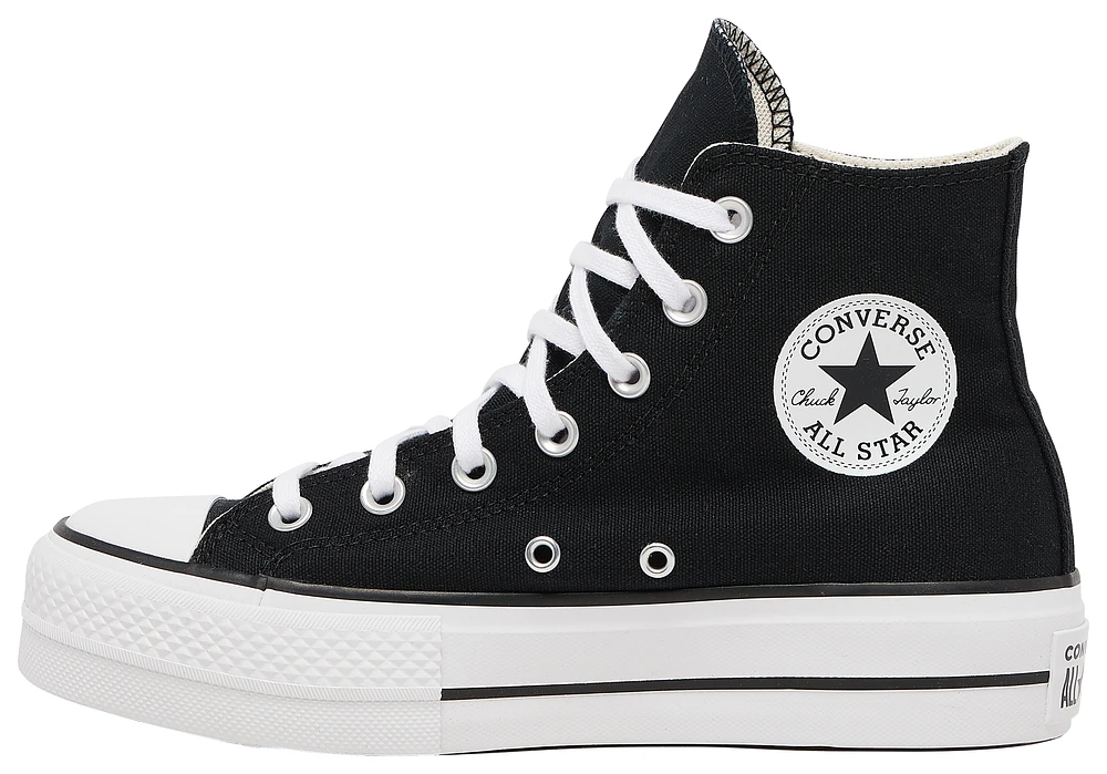 Converse Womens All Star Platform Hi - Shoes White/Black