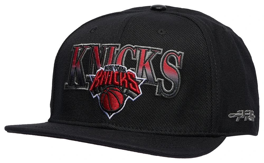 Pro Standard Mens Pro Standard Knicks Bred Pro Six Snapback Cap - Mens Size One Size