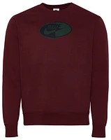 Nike Split Logo Fleece Crew  - Men's