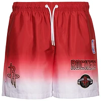 Pro Standard Rockets Oversized Large Letters Ombre Shorts - Men's