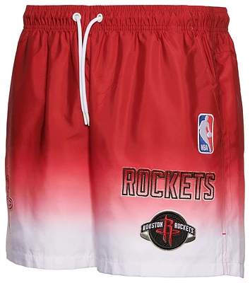 Pro Standard Rockets Oversized Large Letters Ombre Shorts - Men's