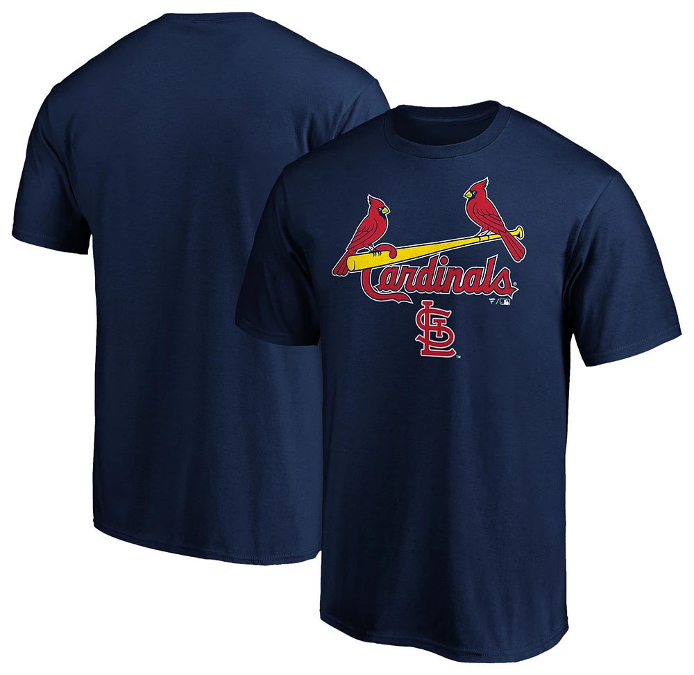 Fanatics Mens Fanatics Rockies Logo Lockup T-Shirt - Mens Navy/Navy Size XL